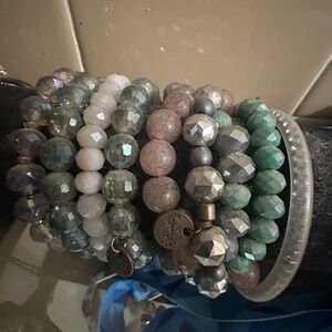 Ermish Multi-Color Beaded Bracelet Set